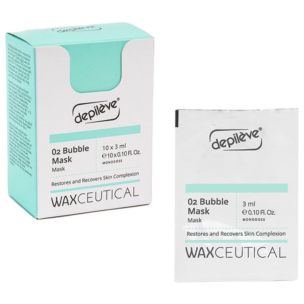 depileve WAXCEUTICAL O2 BUBBLE MASK 10 x 3 ml