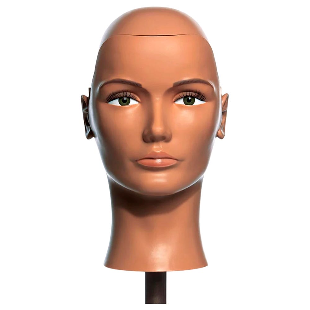 Viola – Mannequinkopf aus 100 % Echthaar
