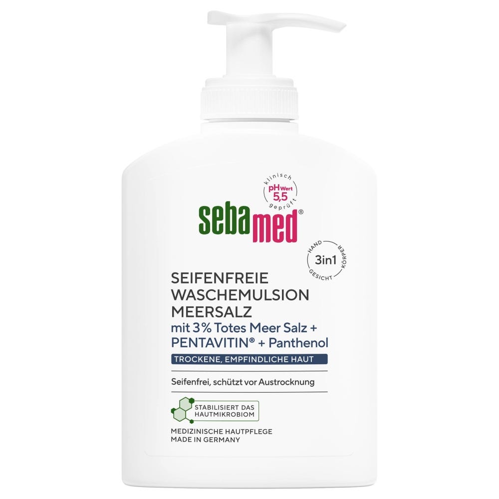 sebamed seifenfreie Waschemulsion Meersalz mit