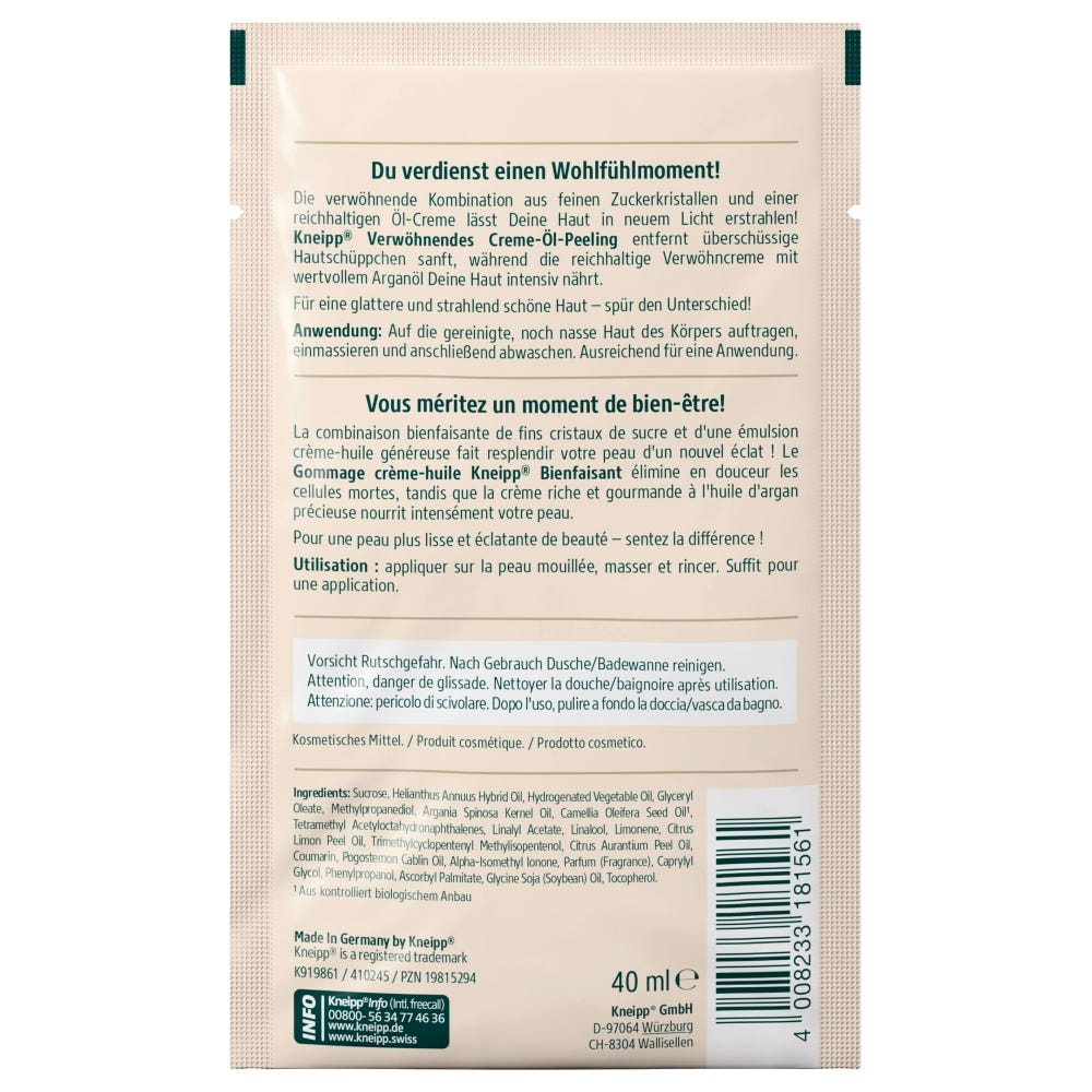 Kneipp Verwöhnendes Creme-Öl-Peeling 200 ml