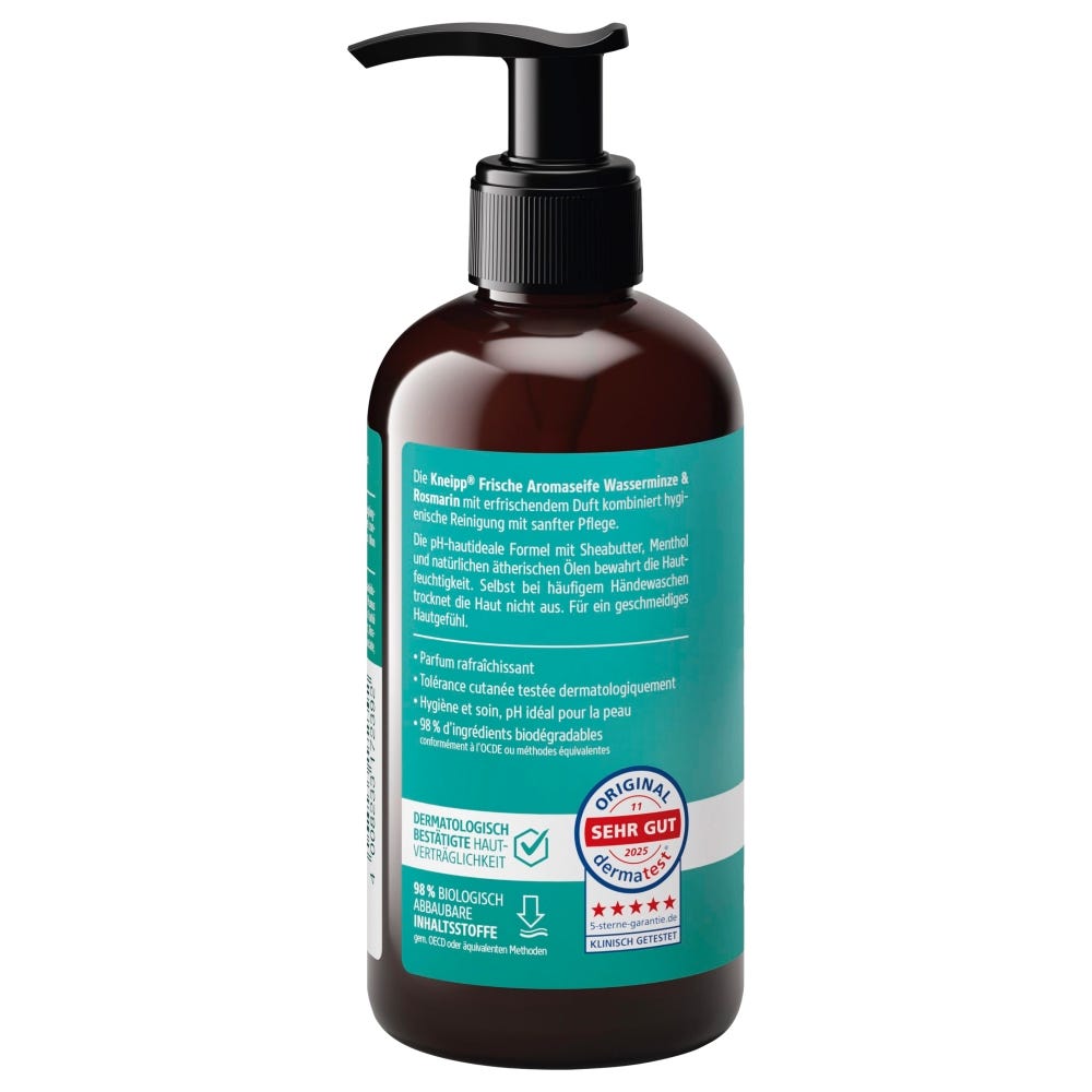 Kneipp® Frische AROMASEIFE Wasserminze & Rosmarin 250 ml