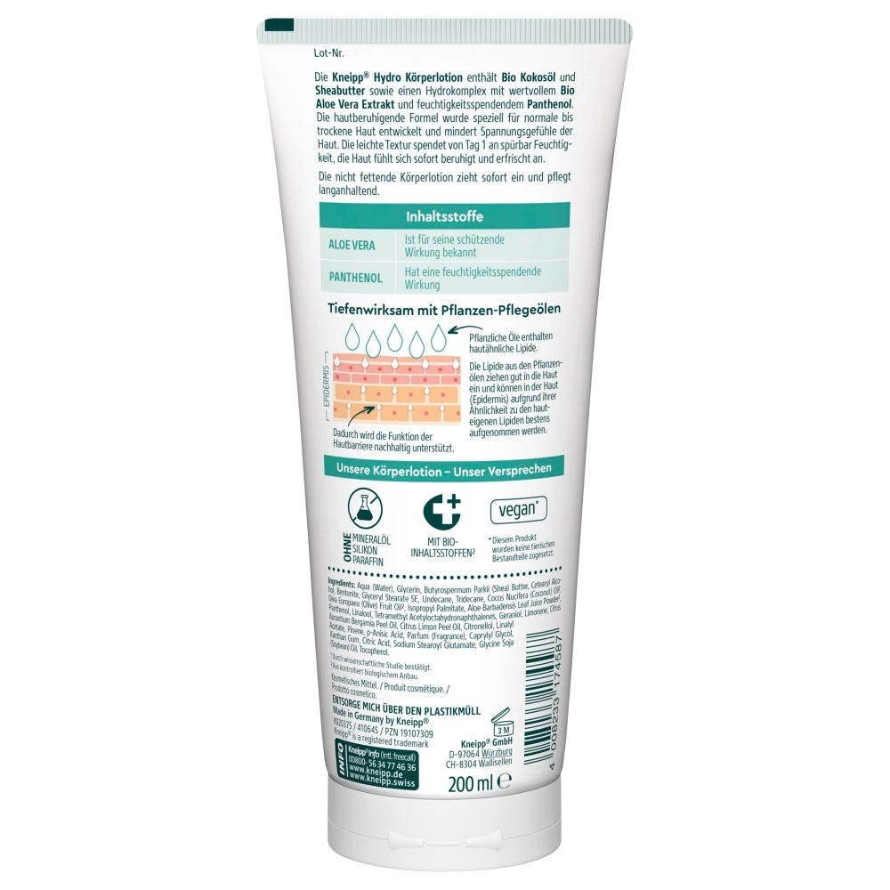 Kneipp Hydro Körperlotion 200 ml