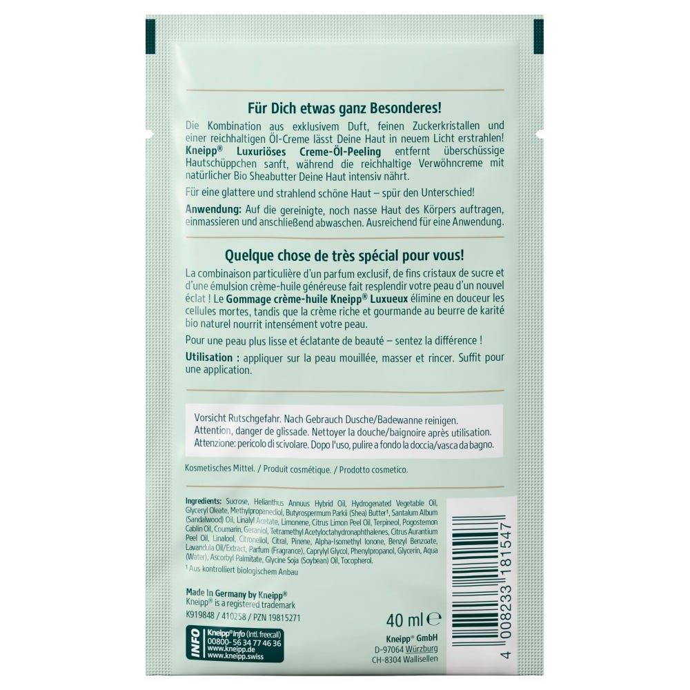 Kneipp® Luxuriöses Creme-Öl-Peeling 40 ml