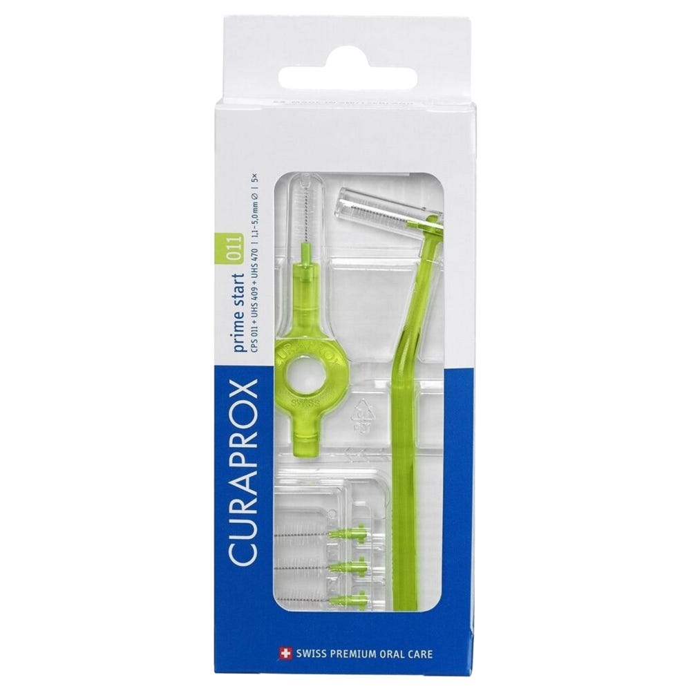 CURAPROX CPS 011 Set prime start lindengrün 7 Stück