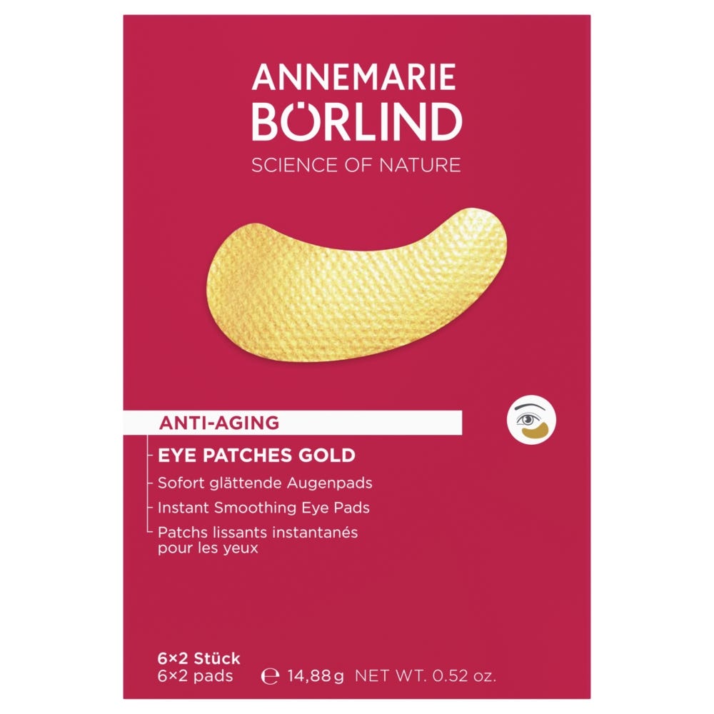 ANNEMARIE BÖRLIND EYE PATCHES GOLD Augenpads 6 Stück
