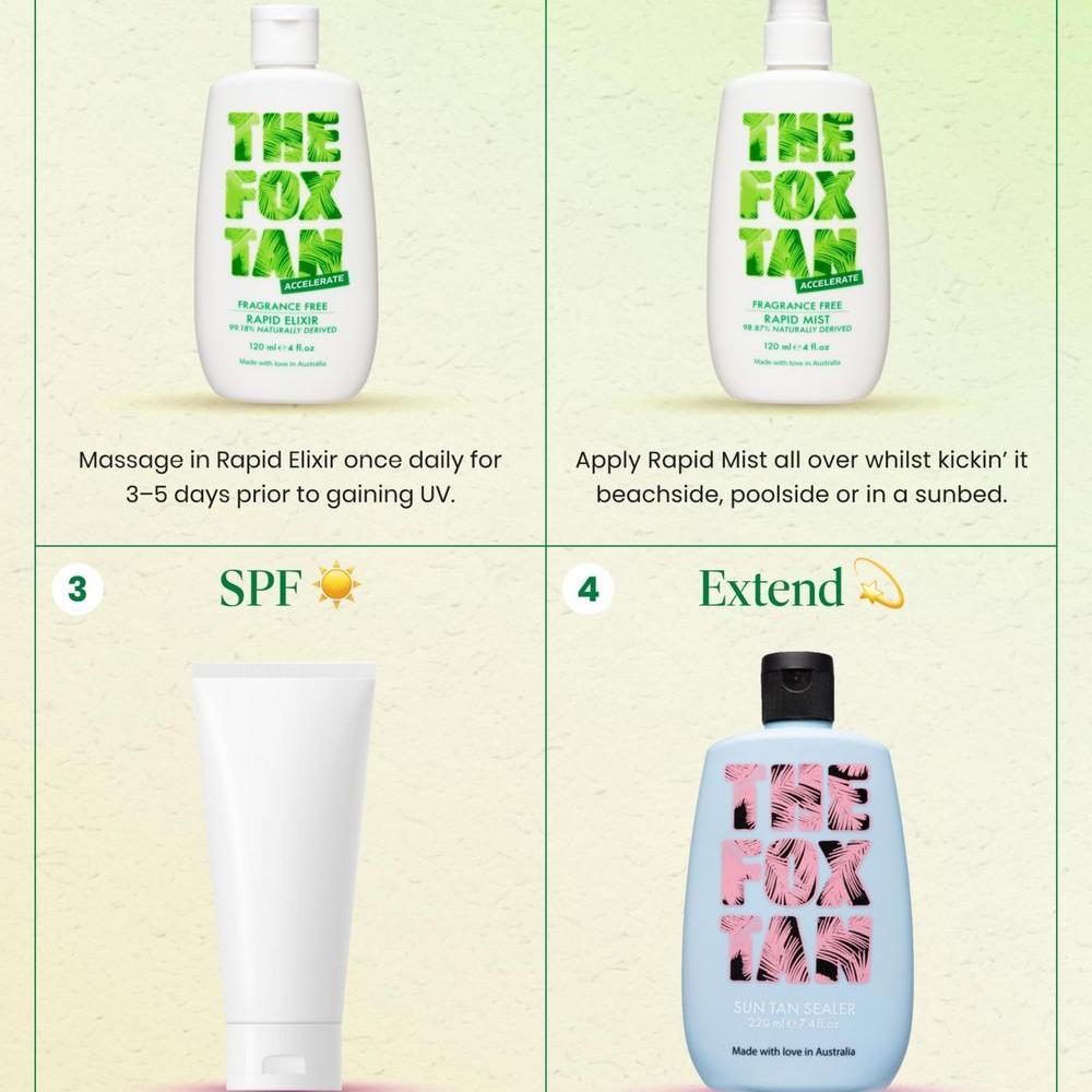 TFT Fragrance Free Rapid Tanning Elixir 120 ml