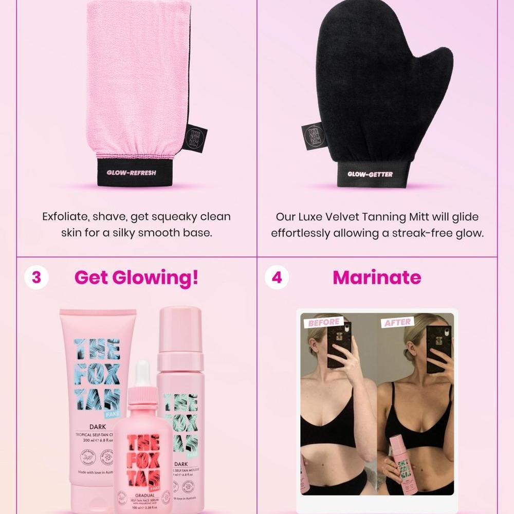 THE FOX TAN Luxe Velvet Tanning Mitt 1 Stück