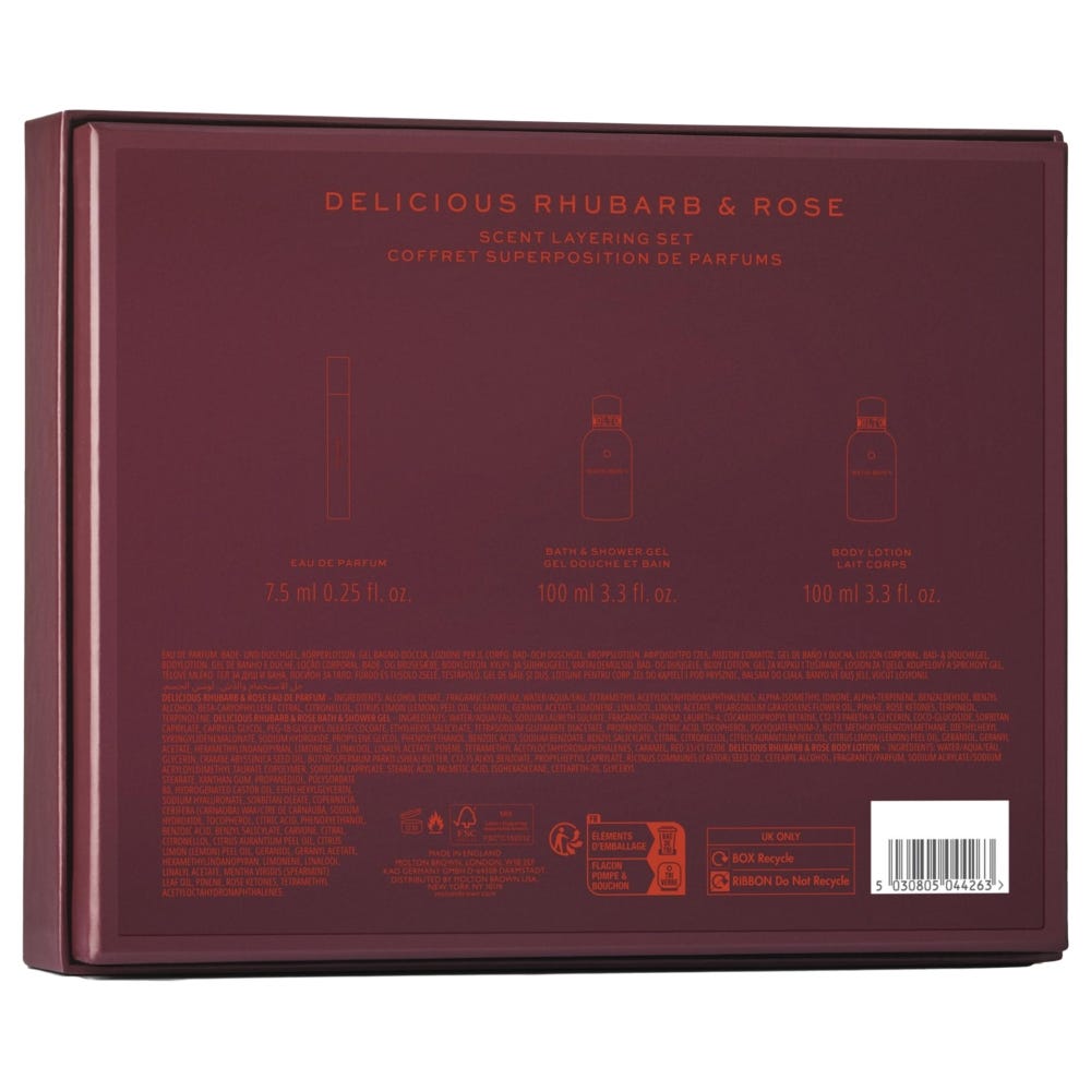 Molton Brown Delicious Rhubarb & Rose Scent Layering-Set 207,5 ml