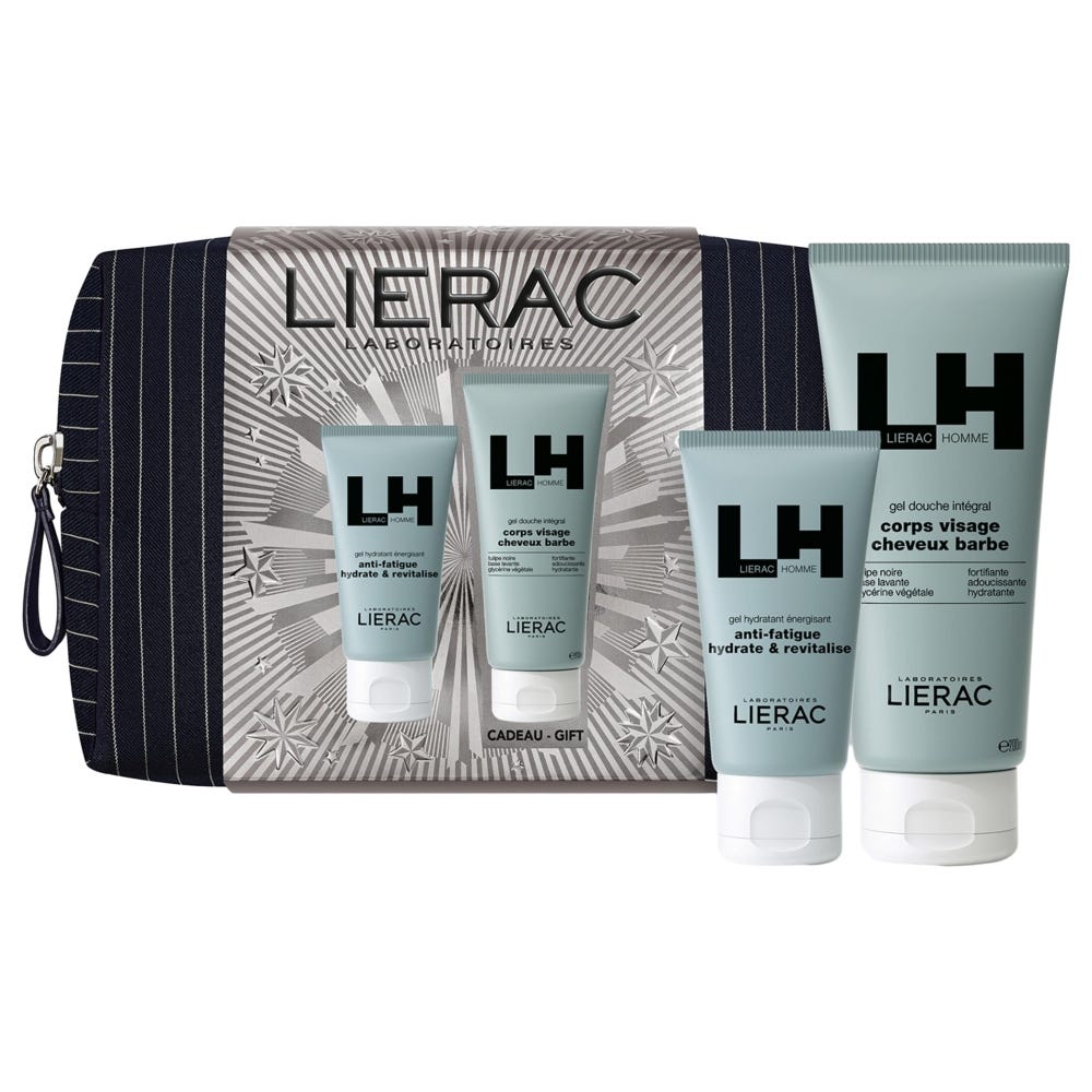 LIERAC Weihnachtsset Homme Feuchtigkeitsgel