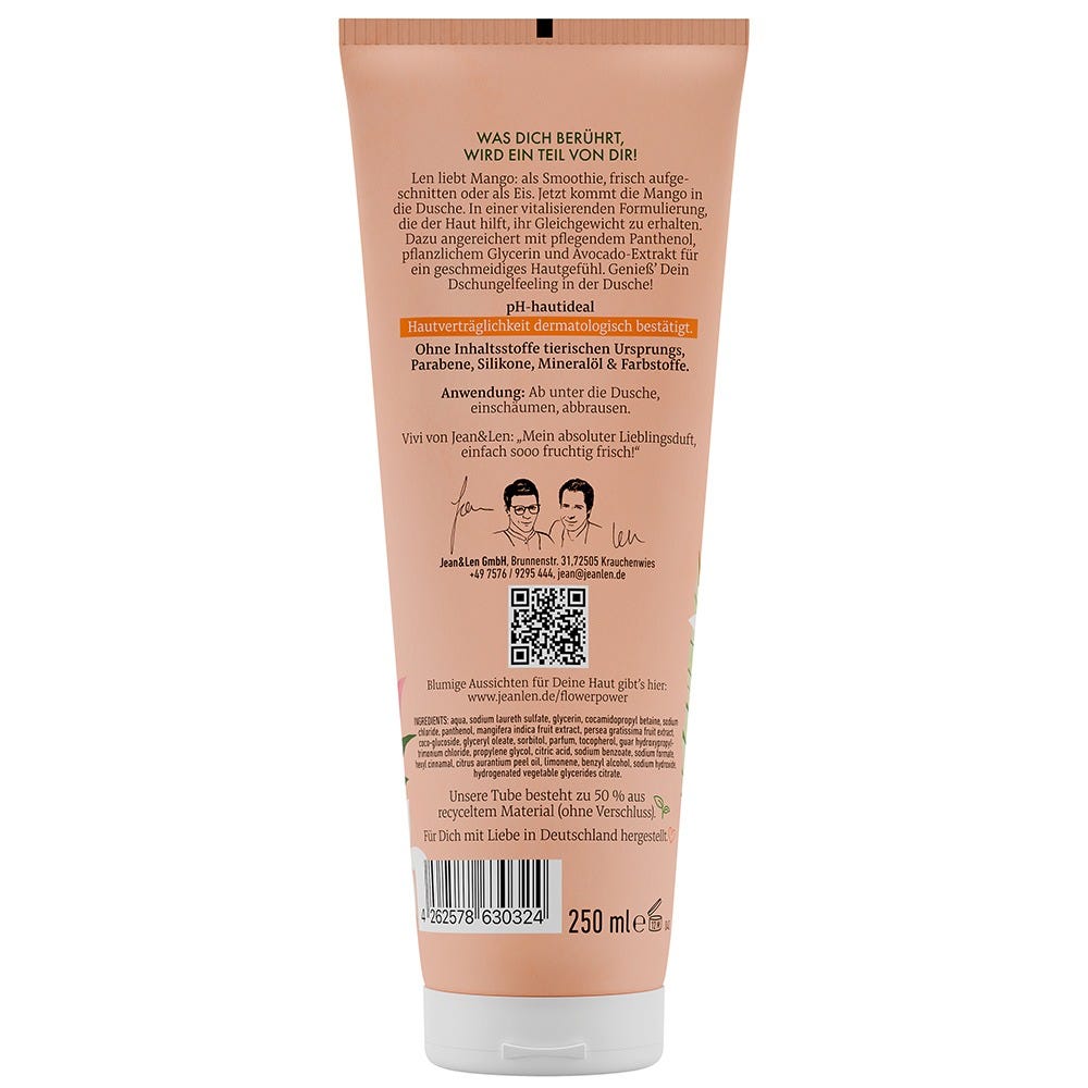 Jean & Len Duschgel Mango/Avocado 250 ml