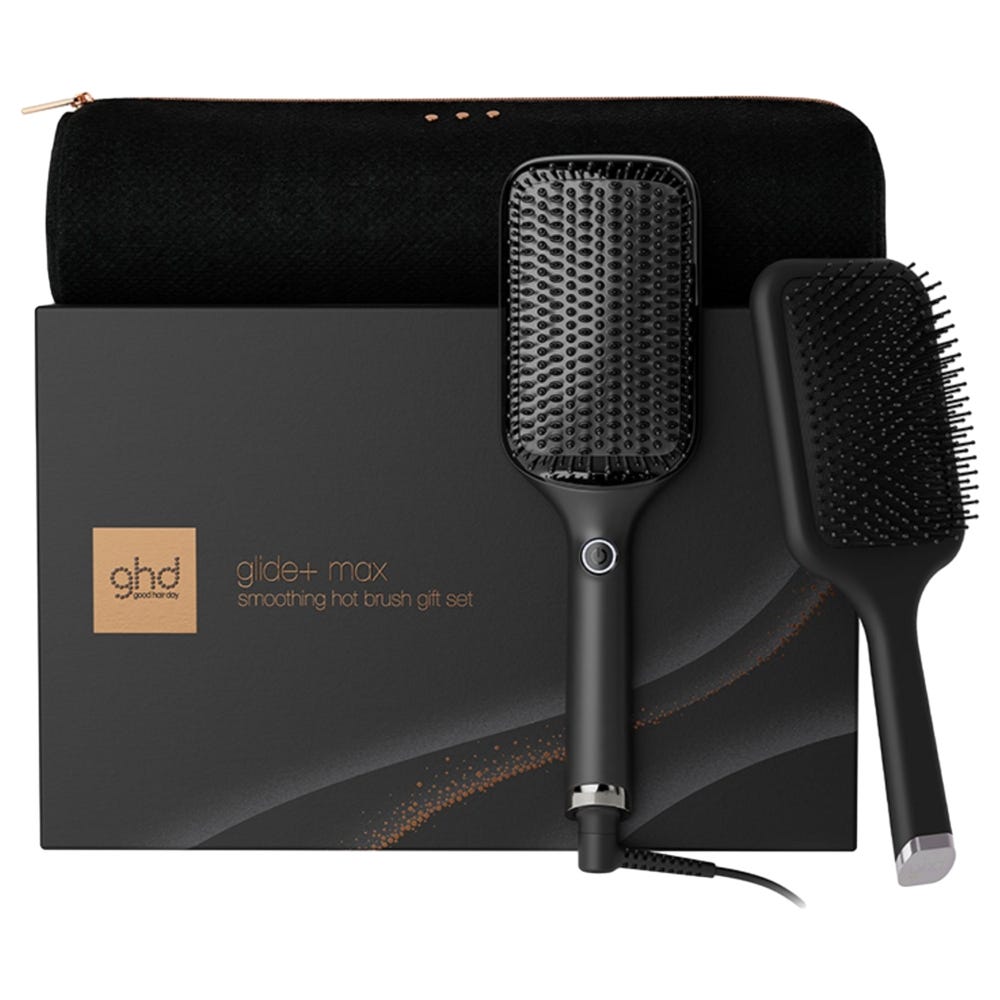 ghd glide+ max Geschenkset schwarz