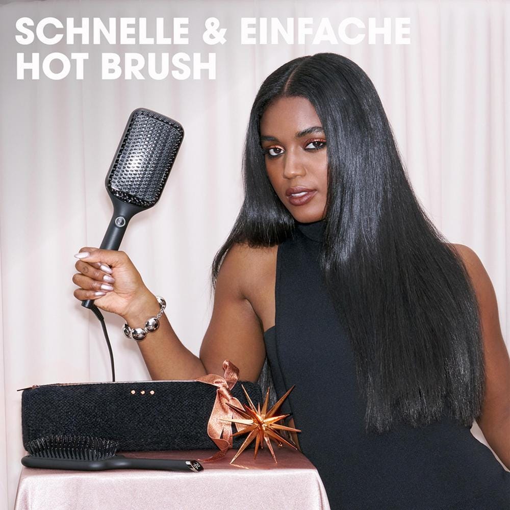 ghd glide+ max Geschenkset schwarz