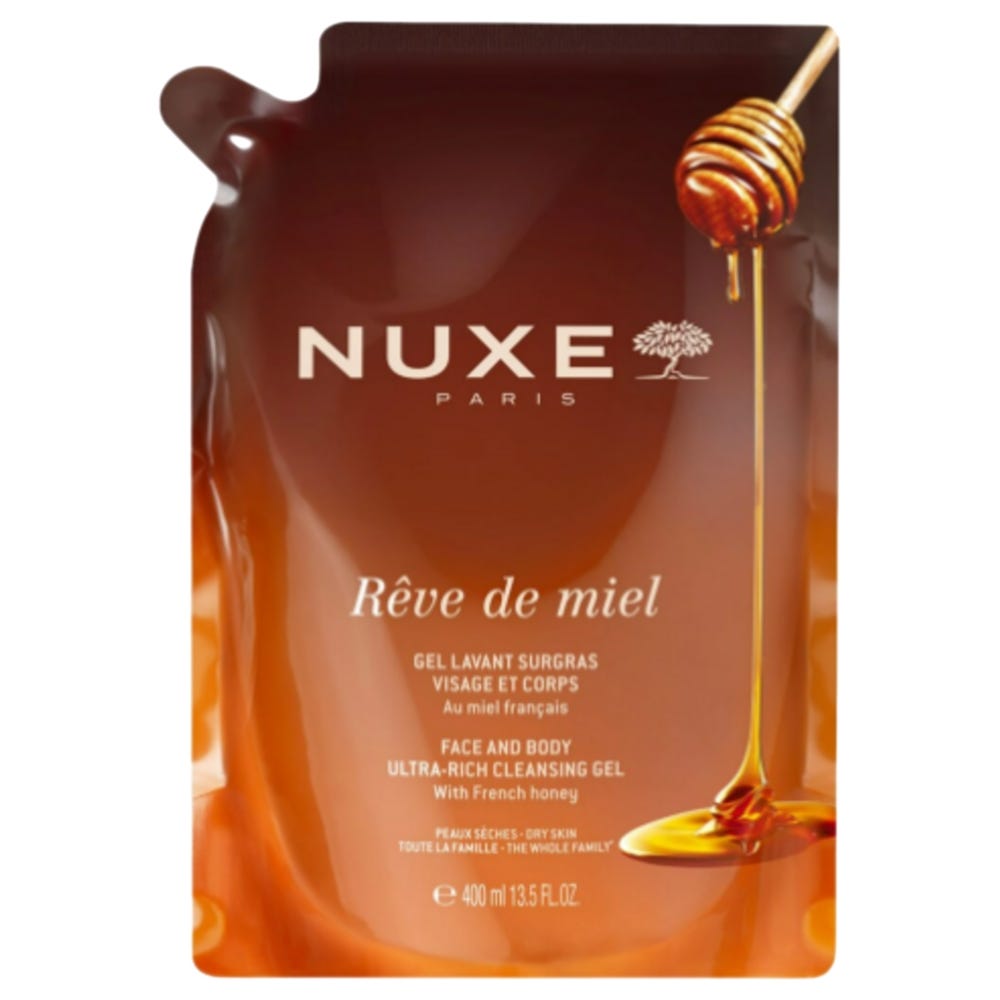 Reve de Miel Rückfettendes Reinigungsgel Gesicht & Körper ; Refil