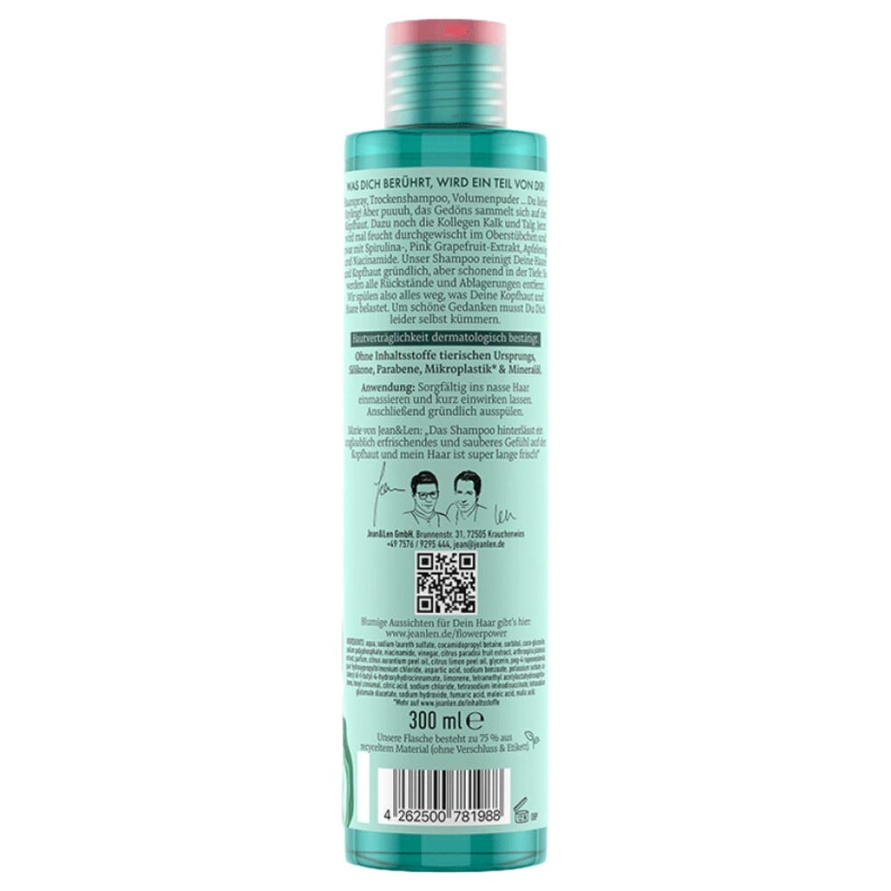 Jean & Len Shampoo Tiefenreinigung Pink Grapefruit & Spirulina 300 ml