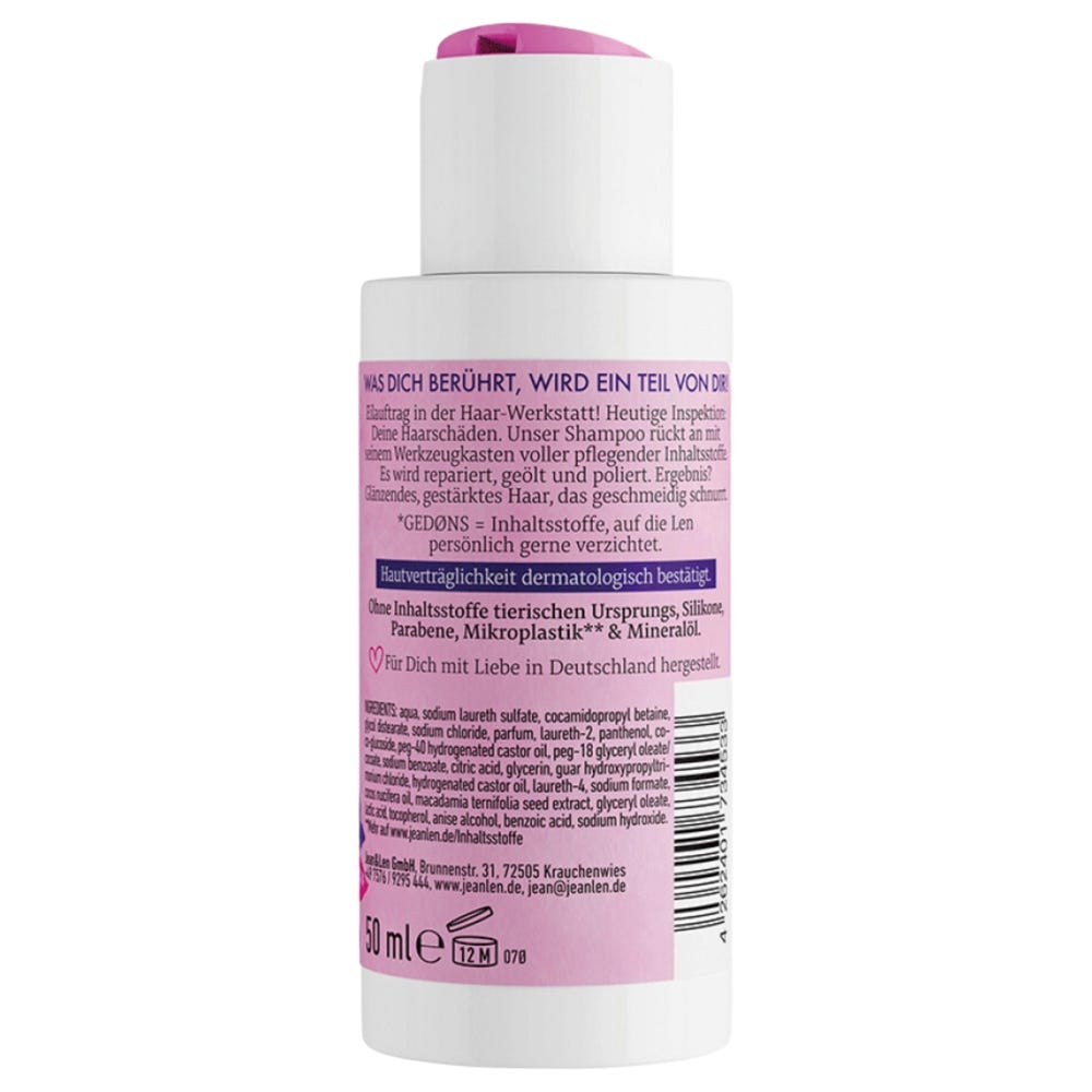 Jean & Len Shampoo Kokos & Macadamia Travel Size 50 ml
