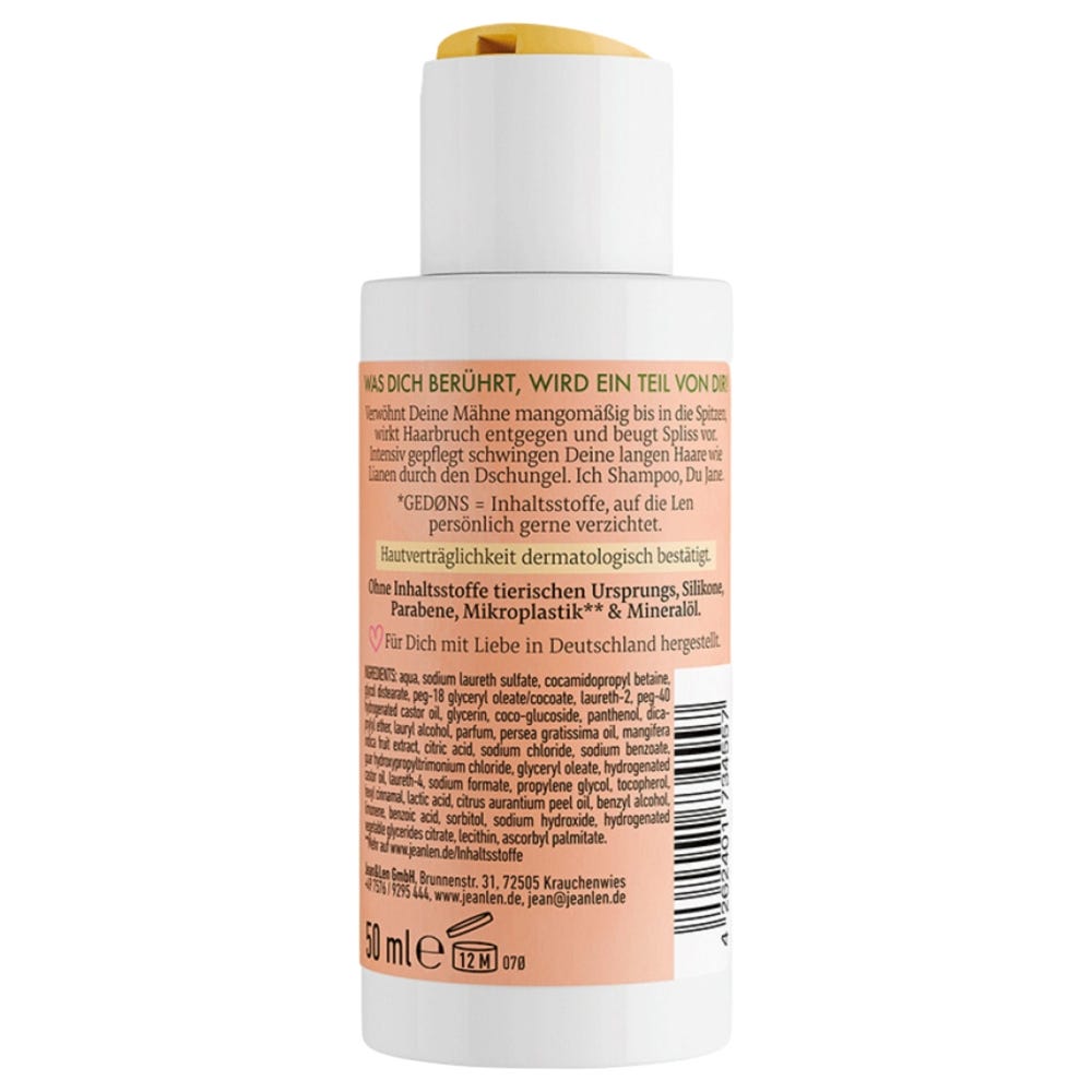 Jean & Len Shampoo Mango & Avocado Travel size 50 ml
