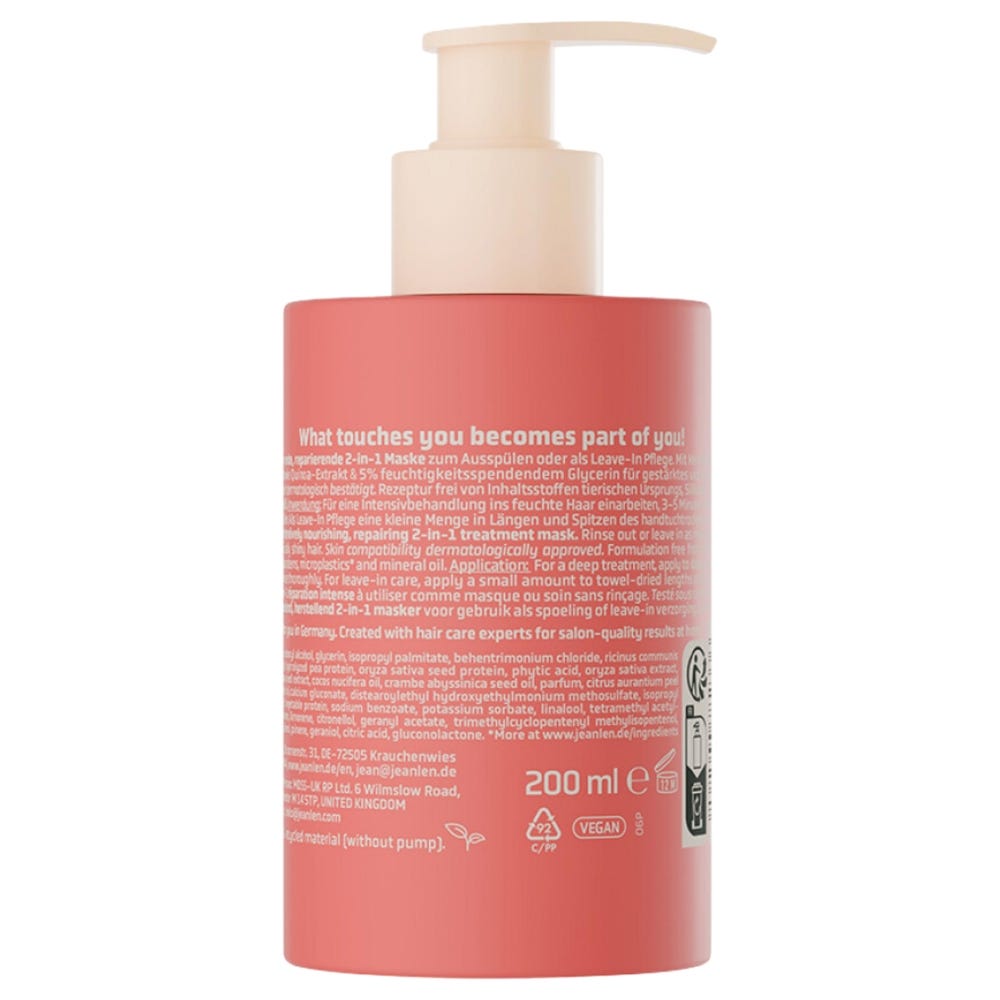 Jean&Len 2-in-1 Maske Professional Advanced Repair 200 ml