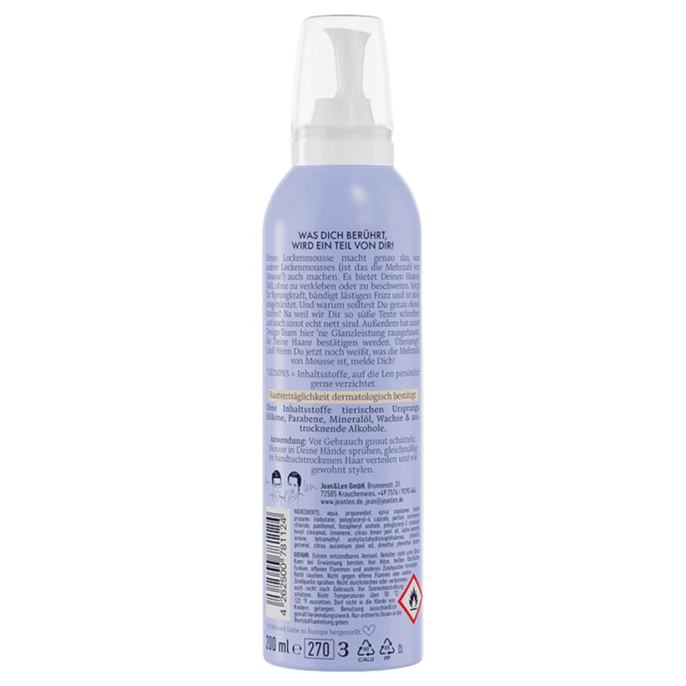 Jean & Len Curling Mousse Curl Me Up 200 ml