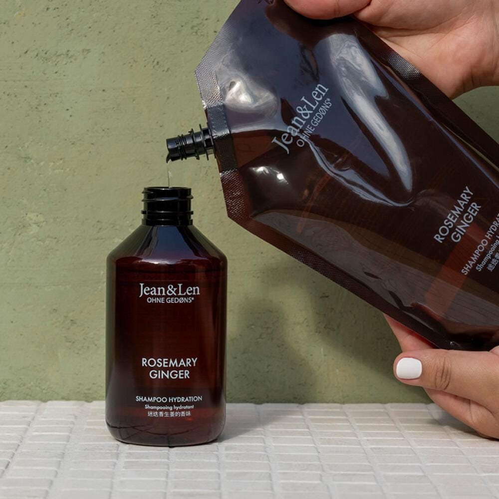 Jean & Len Shampoo Rosemary & Ginger Refill  600 ml