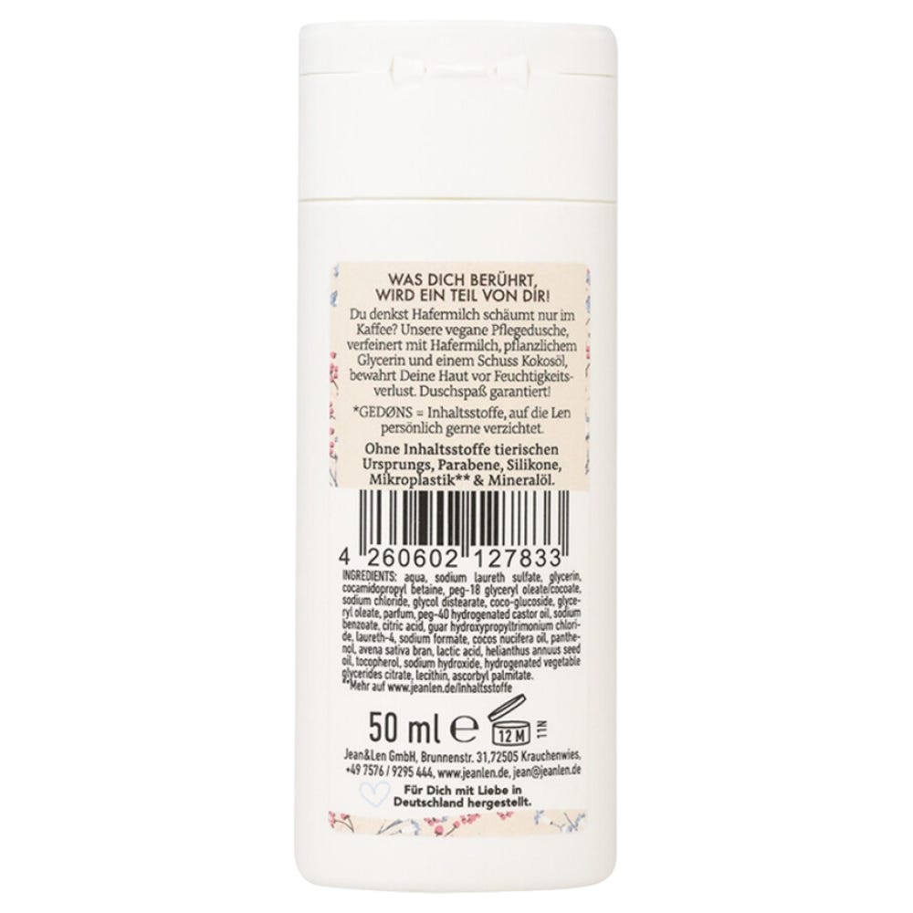 Jean & Len Creme-Öl Dusche Hafermilch & Kokosöl 50 ml