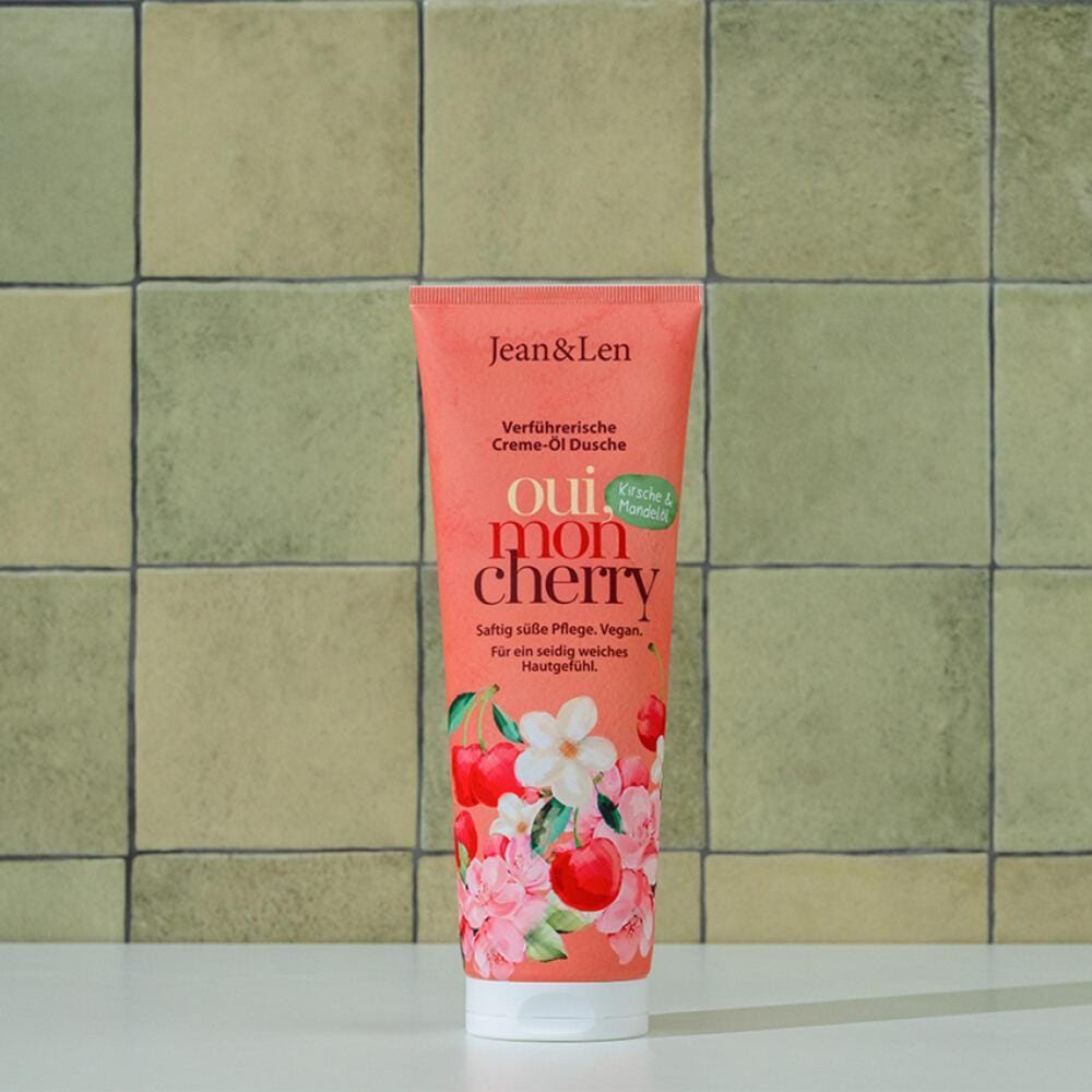 Jean & Len Creme-Öl Dusche Kirsche & Mandelöl 250 ml