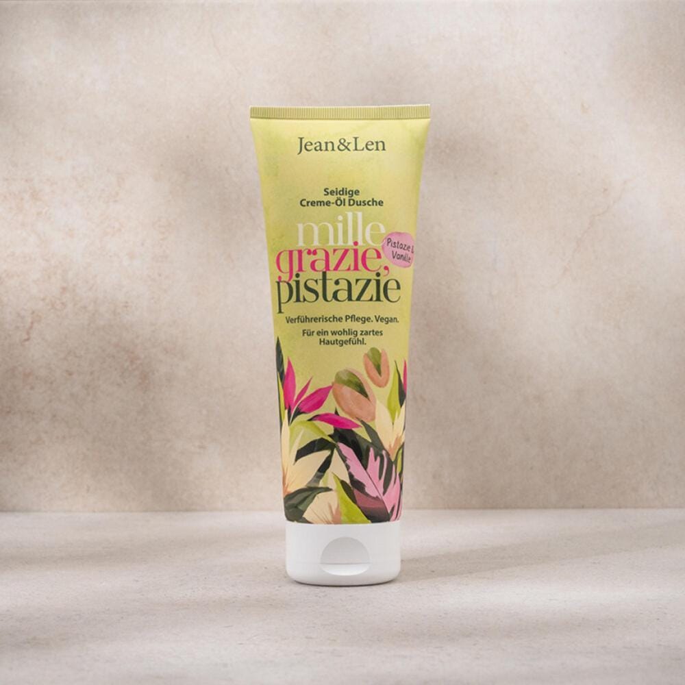 Jean & Len Creme-Öl Dusche Pistazie & Vanille 250 ml