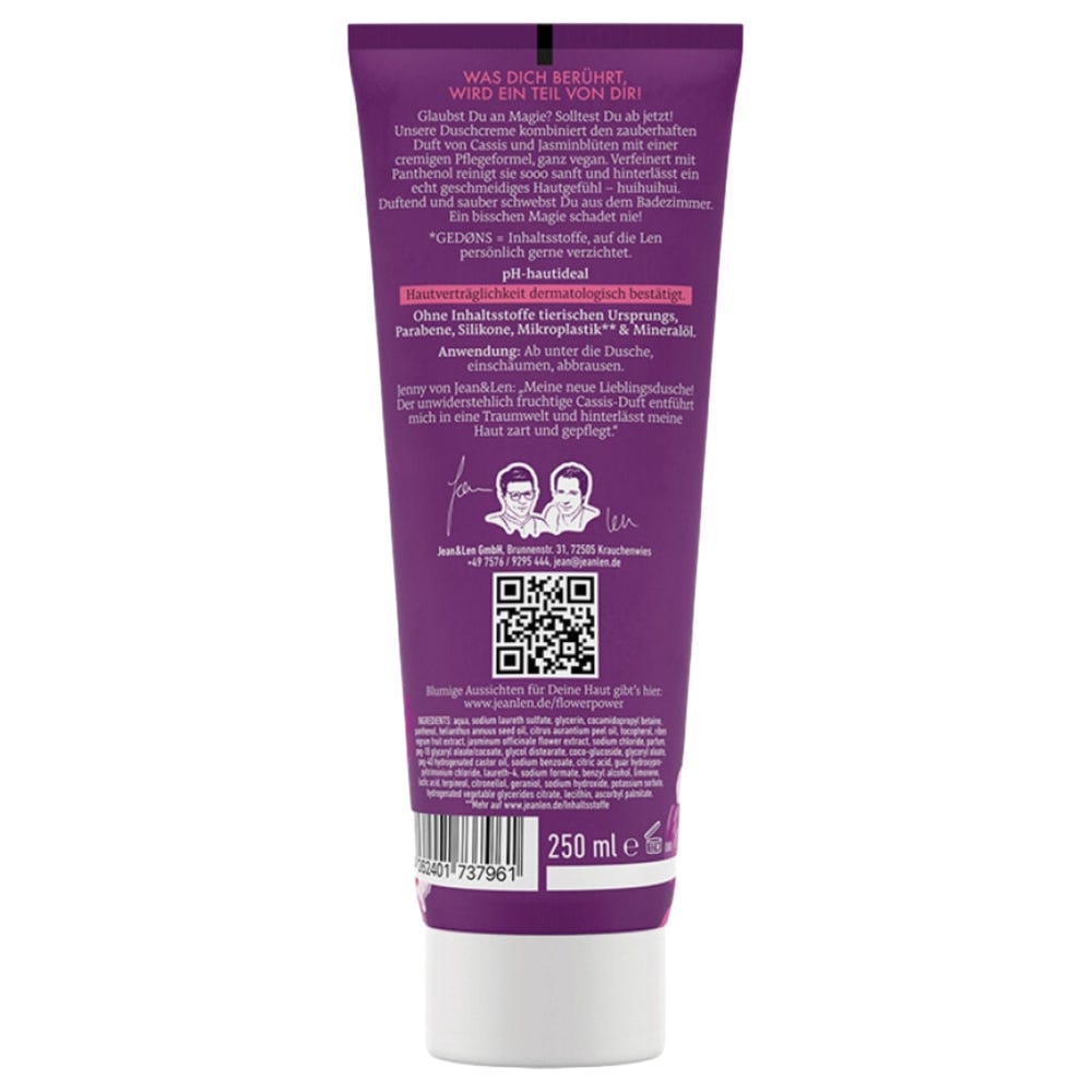 Jean & Len Duschcreme Cassis & Weiße Blüte 250 ml