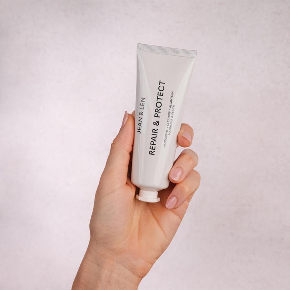 Jean & Len Handcreme Ceramide/Sheabutter mit Tray