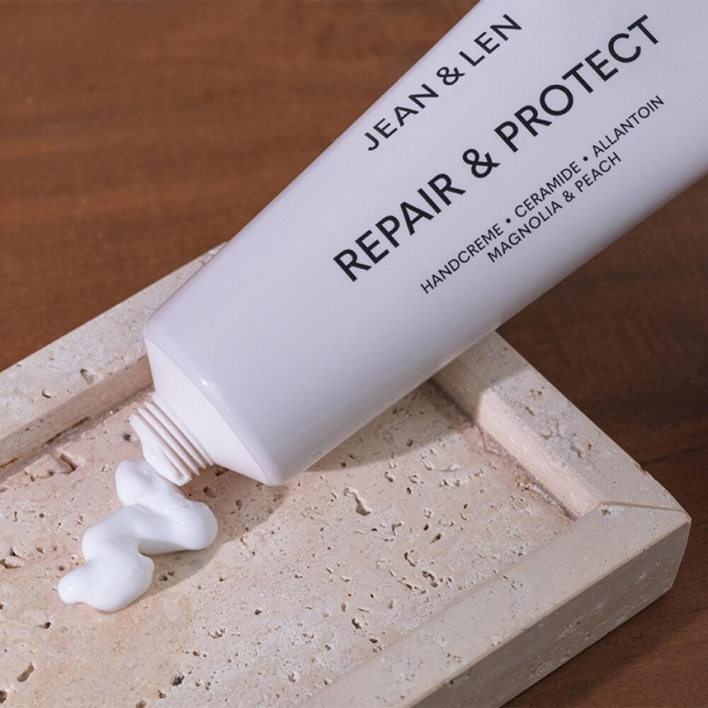 Jean & Len Handcreme Ceramide/Sheabutter mit Tray