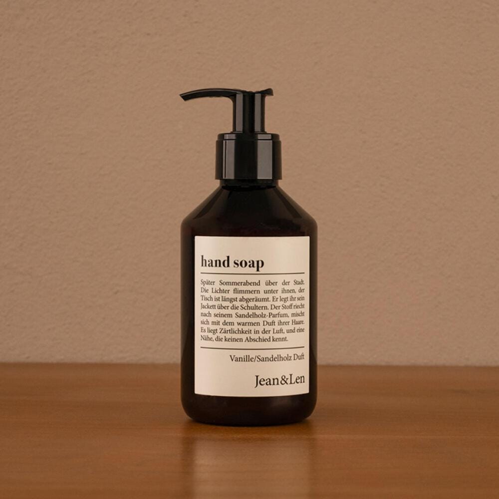 Jean & Len Hand Soap Vanille/Sandelholz 250 ml