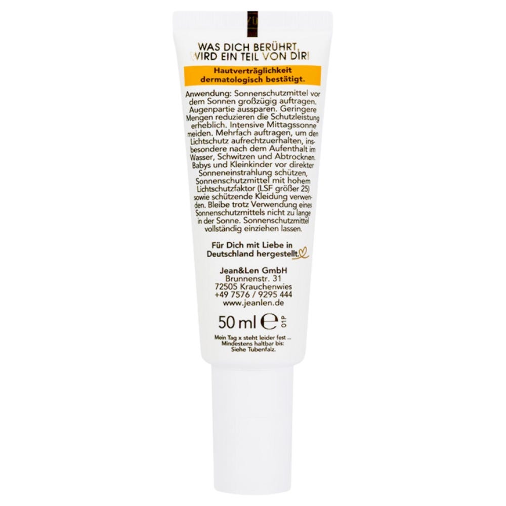 Jean & Len  Sensitives Sonnenschutz Hydro LSD50+ 50 ml