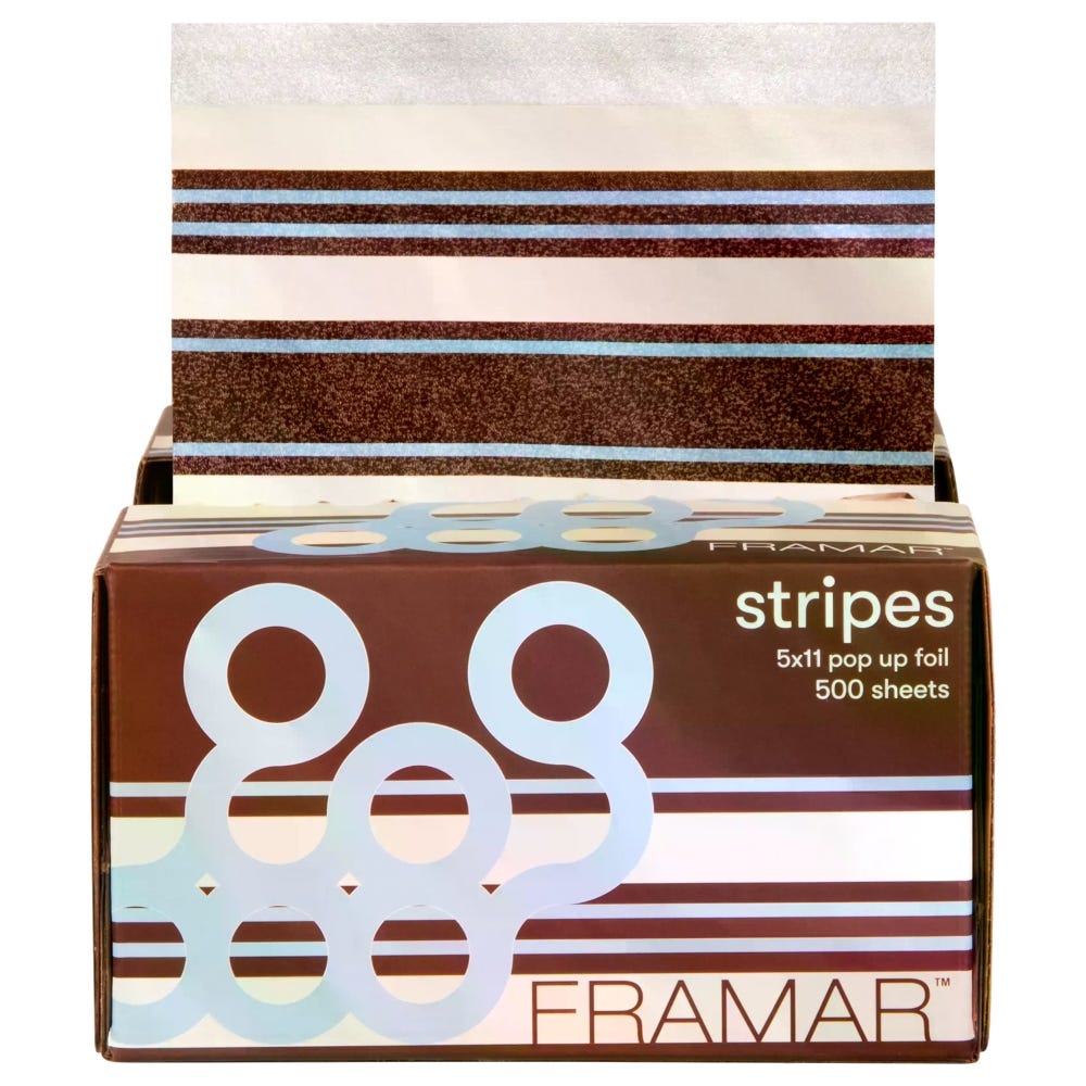 Framar Pop Up Foil Blue Choco Stripes 500 Blatt