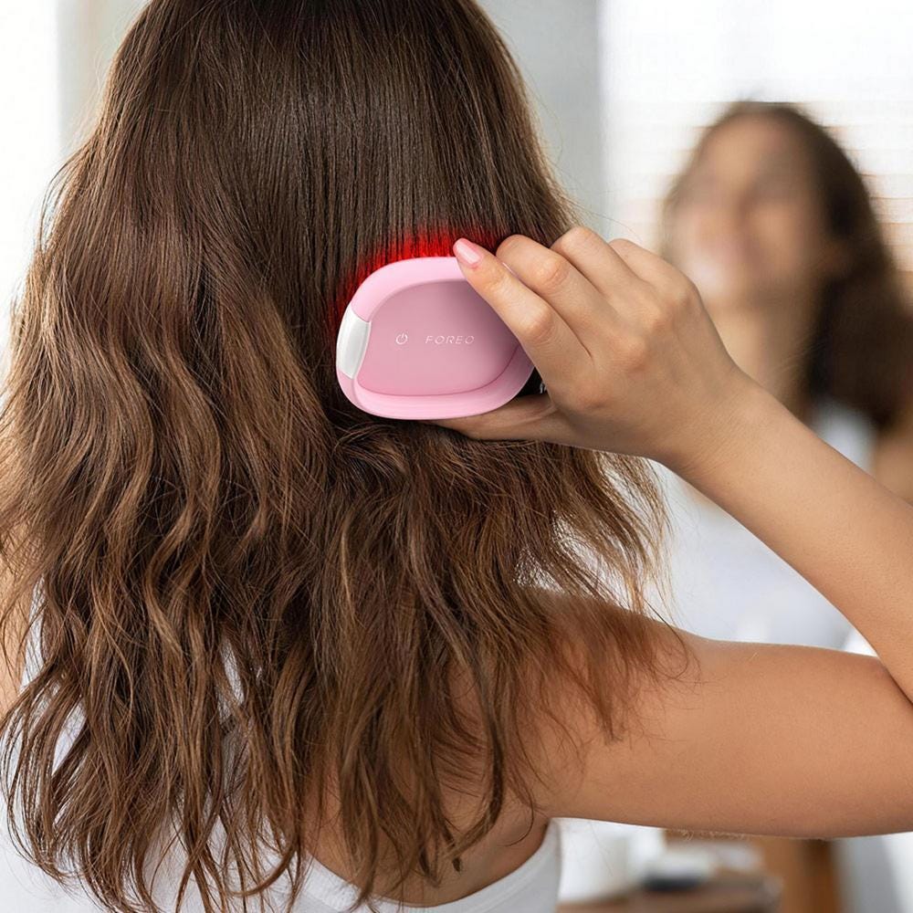 FOREO FLIP™ LED  Hairbrush Pearl Pink