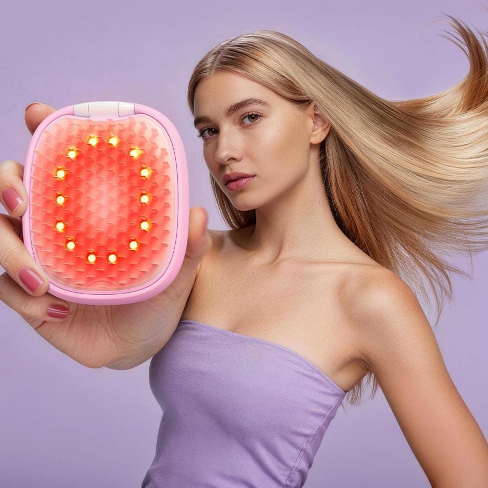 FOREO FLIP™ LED  Hairbrush Pearl Pink