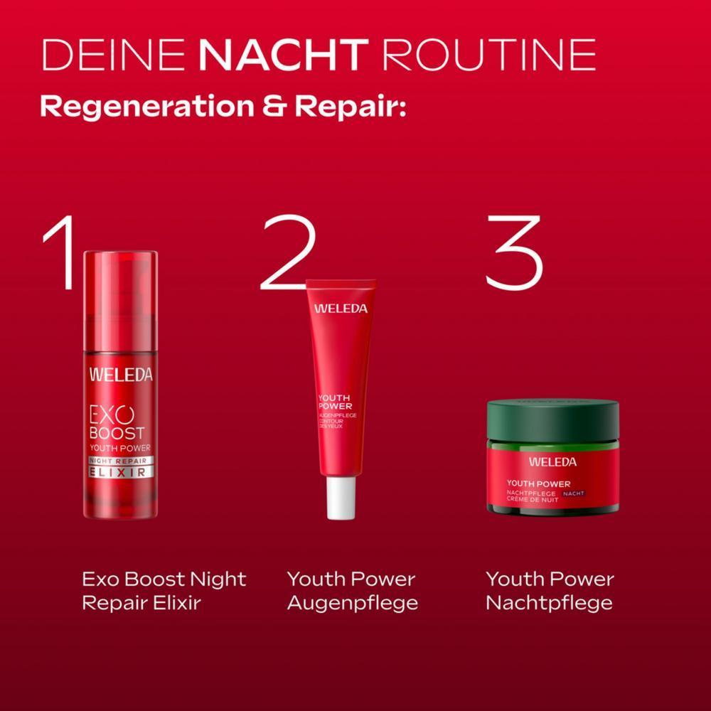 Weleda Night Exo Boost Youth Power Repair Elixier Granatapfel 30 ml