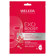 Weleda Exo Boost Youth Power Glow Tuchmaske Granatapfel 1 Stück