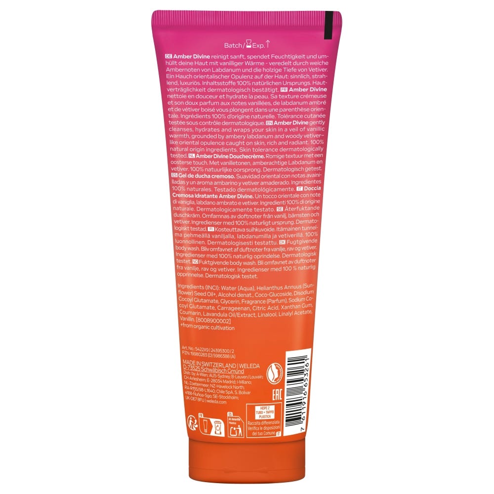 Weleda Amber Divine Shower Cream 200 ml