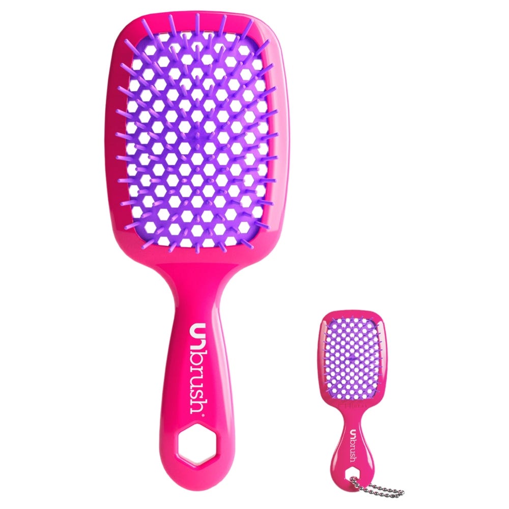 UNbrush and Super Mini Set Neon Pink