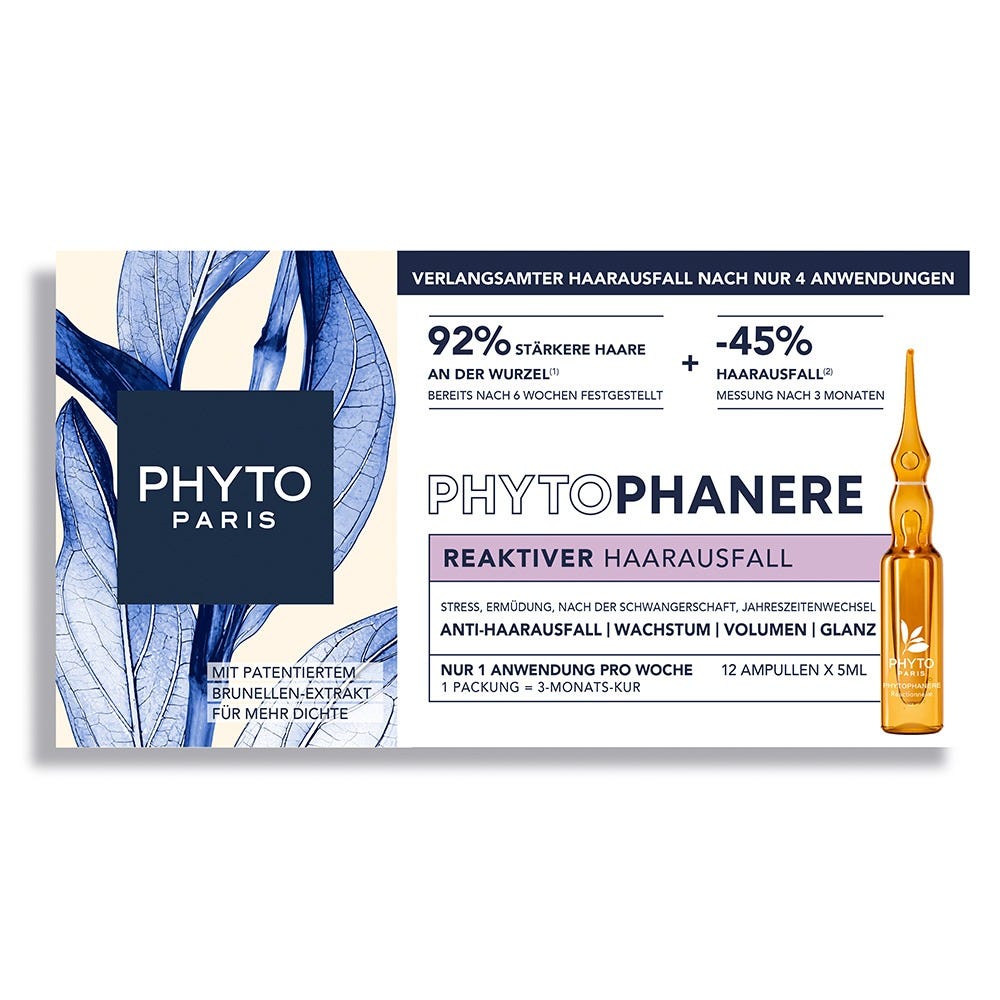 Phyto Phytocyane Kur-reaktiver Haarausfall Kur Frau 12x 5 ml