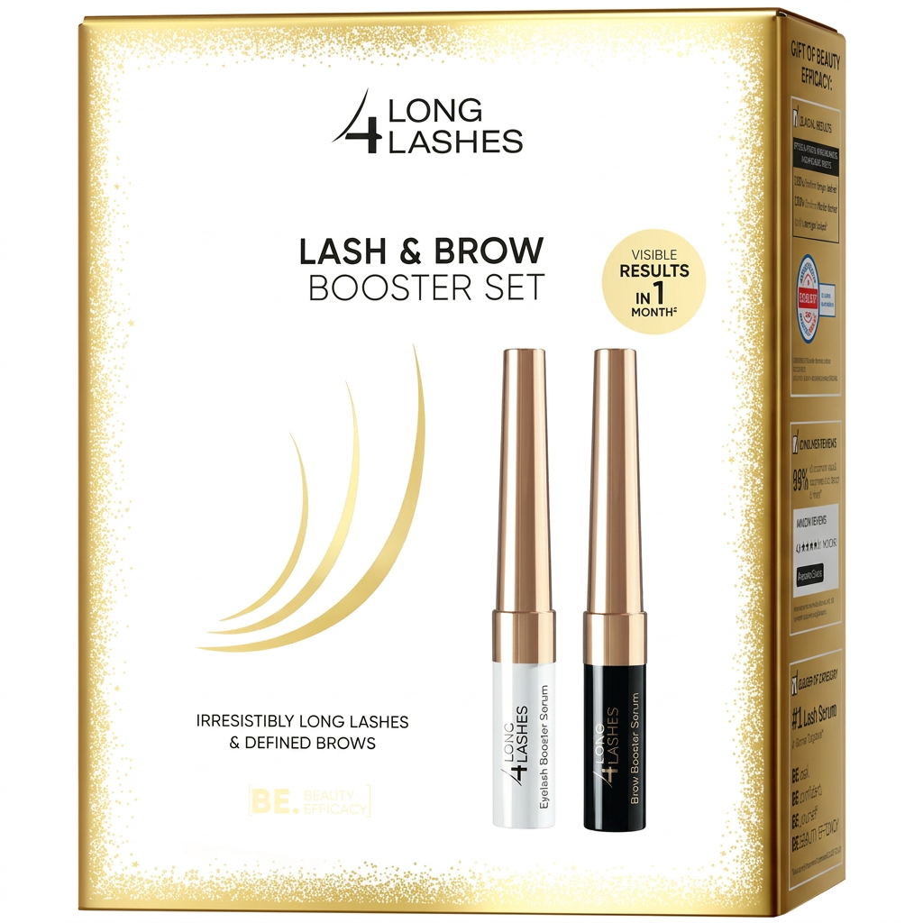 Long4Lashes Wimpernserum & Augenbrauenserum Booster Set
