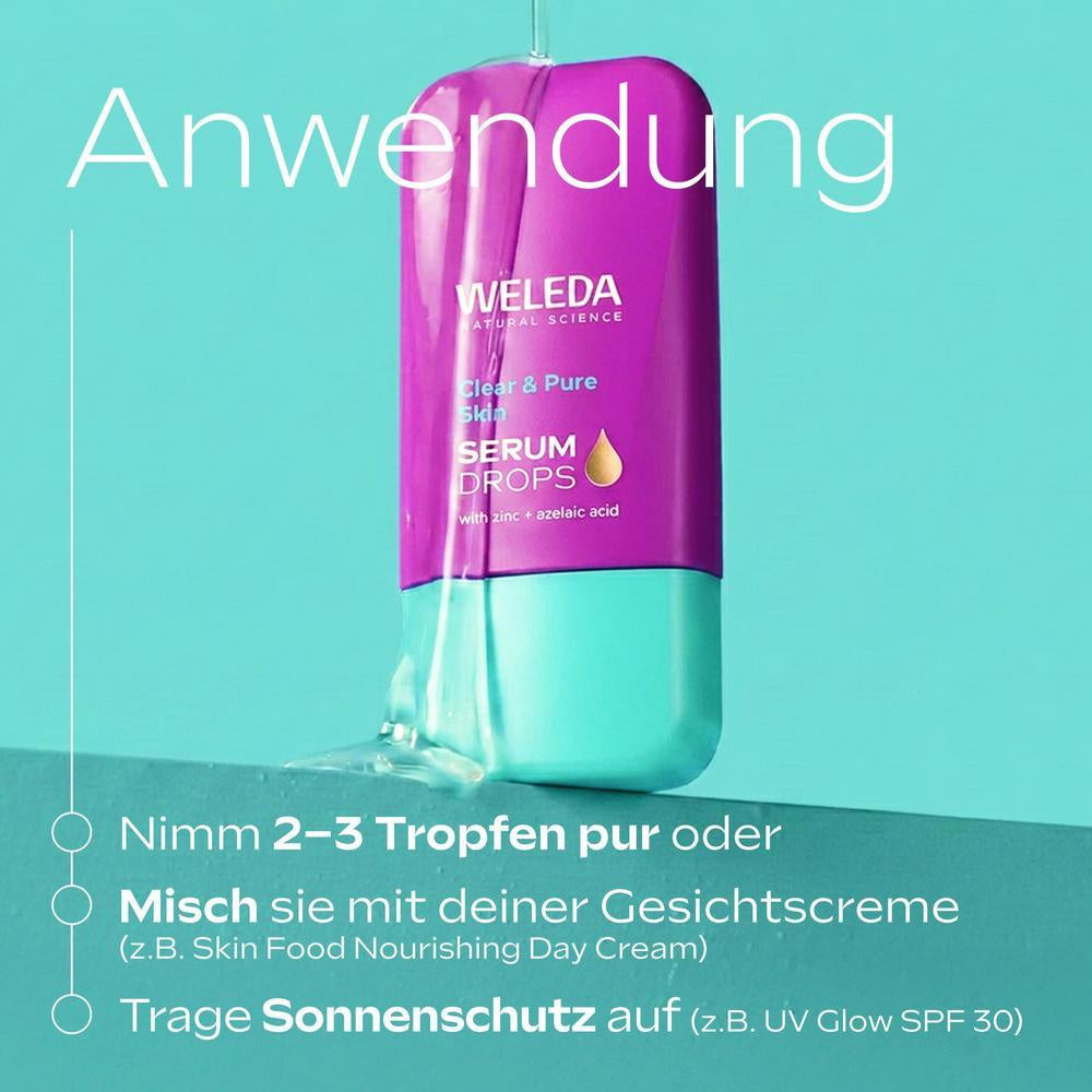 Weleda Clear & Pure Skin Serum Booster Drops 30 ml