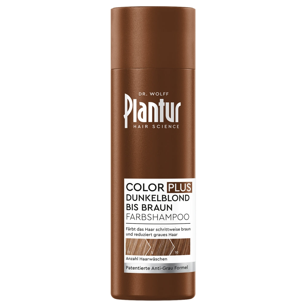 PLANTUR 39 Color Plus Dunkelblond bis Braun Farbshampoo 200 ml