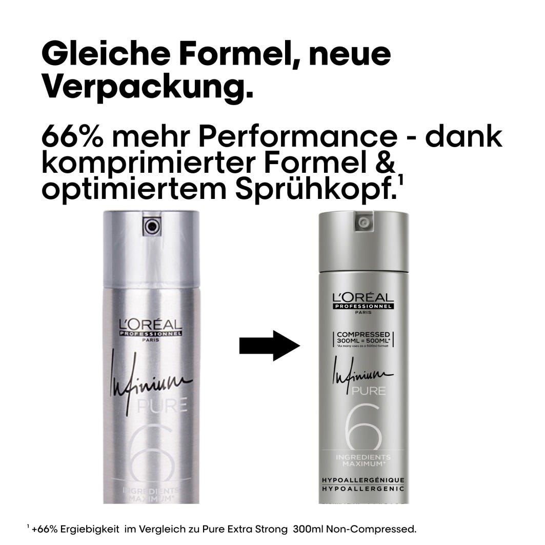 L'Oréal Professionnel Paris Infinium Pure Xtra Strong Compressed 300ml