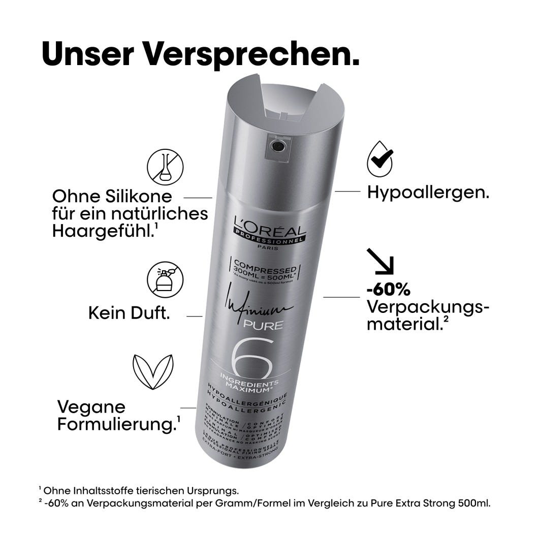 L'Oréal Professionnel Paris Infinium Pure Xtra Strong Compressed 300ml