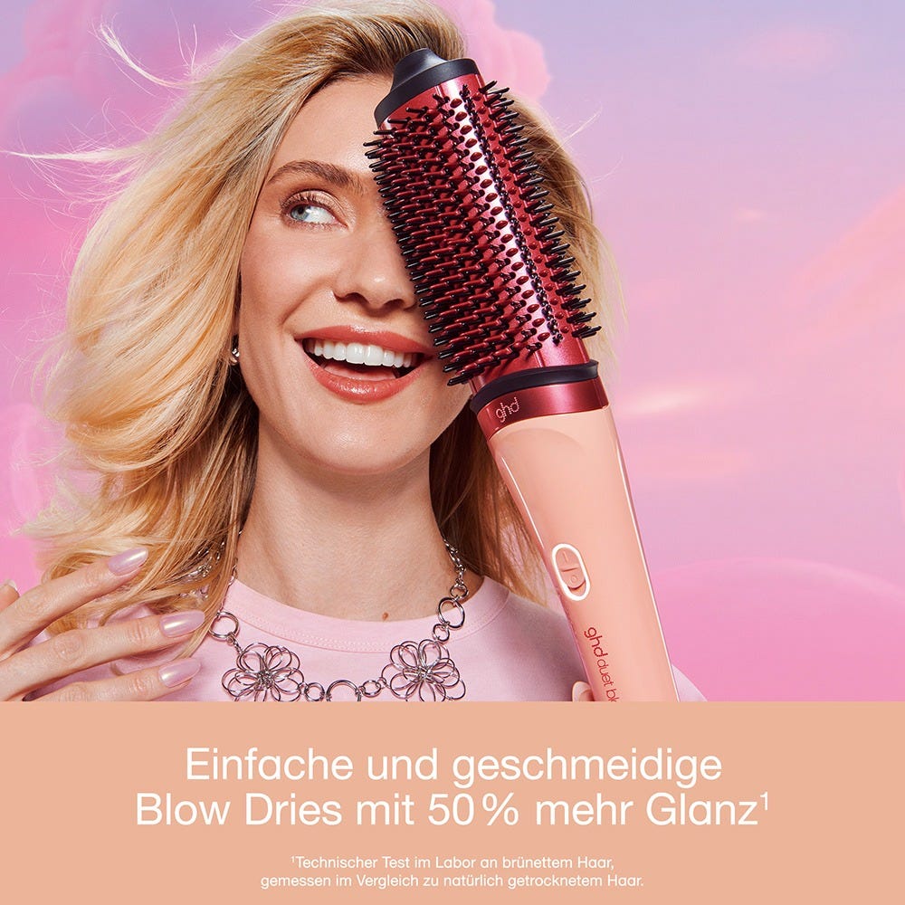 ghd duet blowdry Hair Dryer Brush Sunkissed Peach 