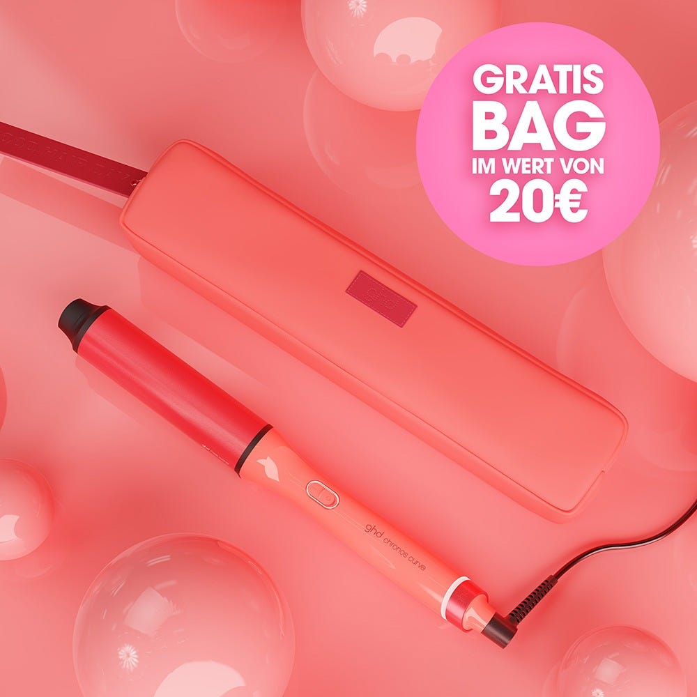 ghd chronos curve max wand Curling Iron Candy Coral 
