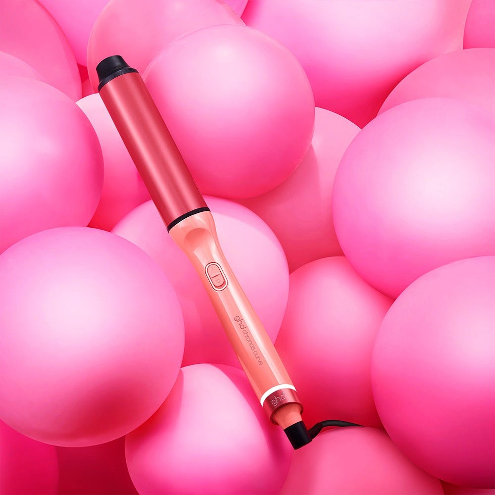 ghd chronos curve max wand Curling Iron Candy Coral 