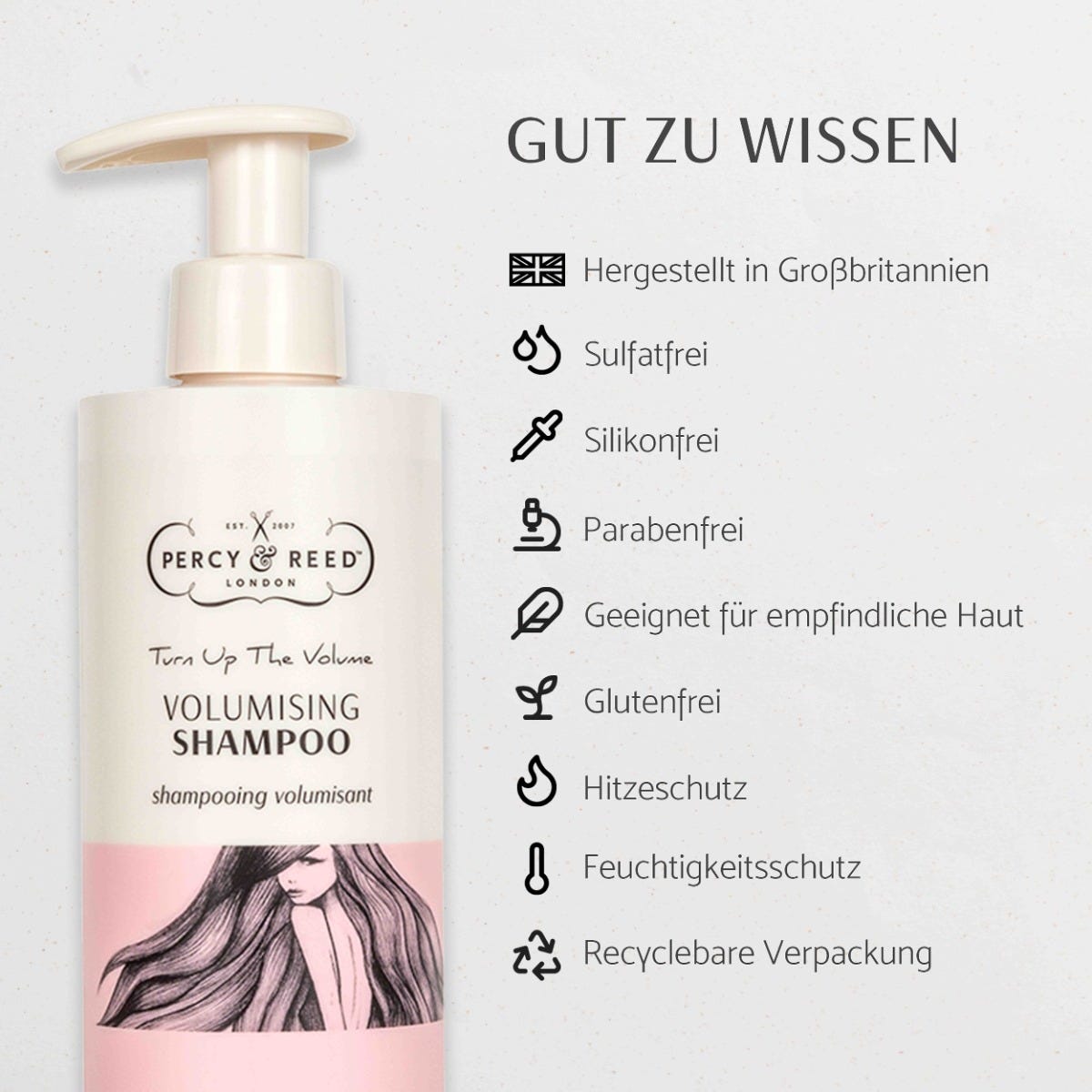 PERCY & REED TURN UP THE VOLUME Shampoo 250 ml