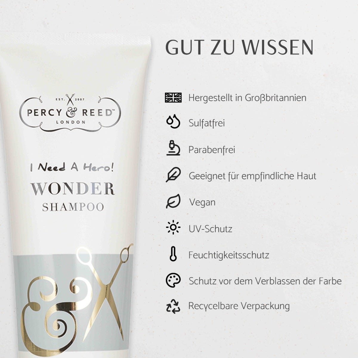 PERCY & REED I NEED A HERO! Wonder Shampoo 250 ml