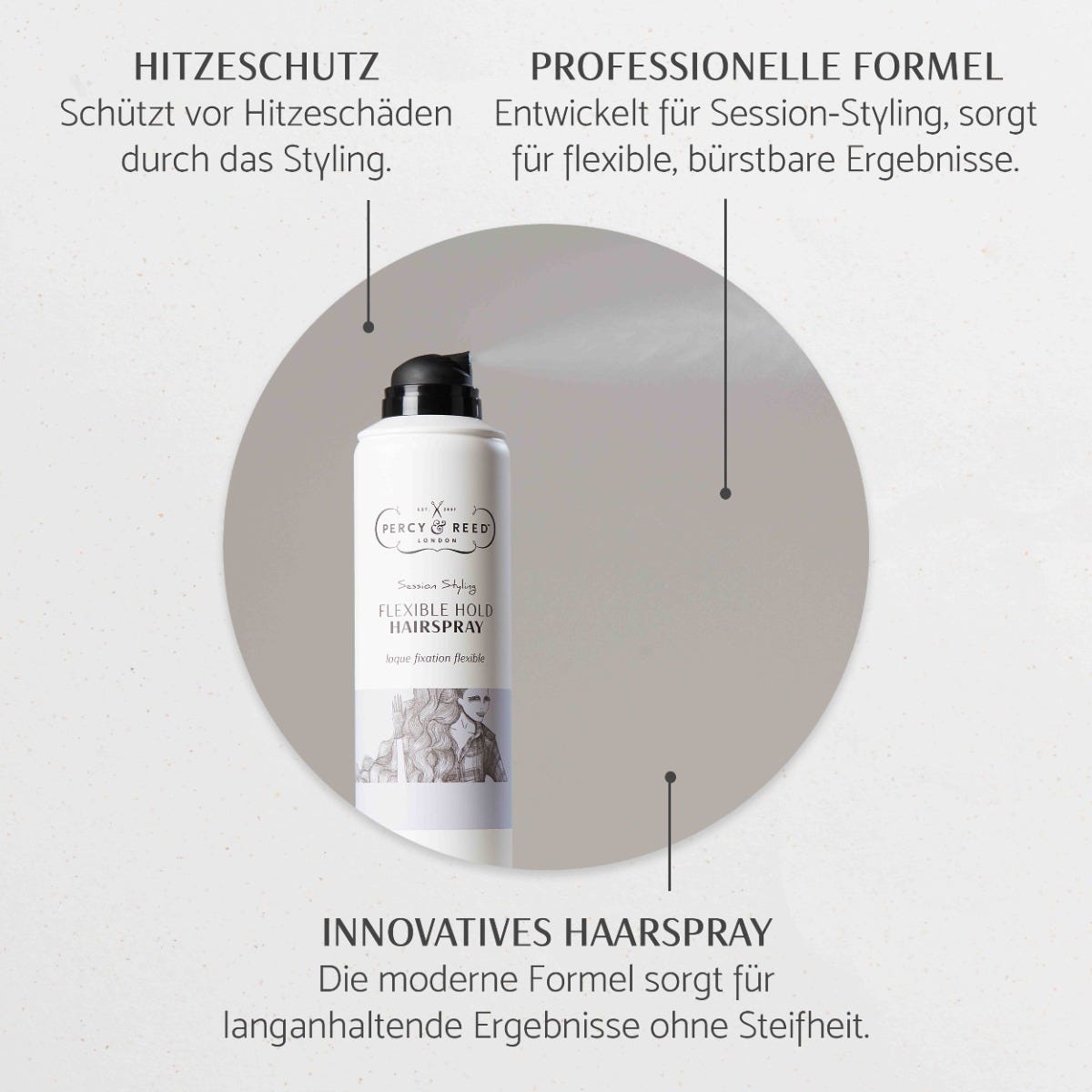 PERCY & REED SESSION STYLING Flexible Hold Haarspray 250 ml